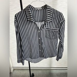 By The Way striped button down. Size small